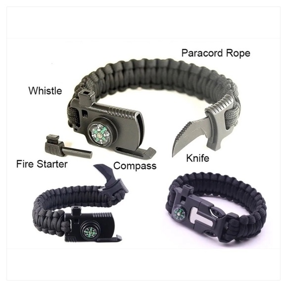 Get it for him Bracelet Multi Functional 1 Camouflage. 1 Blk.1 Blu or 1 Grn - Picture 9 of 10